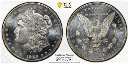 1904 O Morgan Silver Dollar PCGS MS-64 PL Flashy!