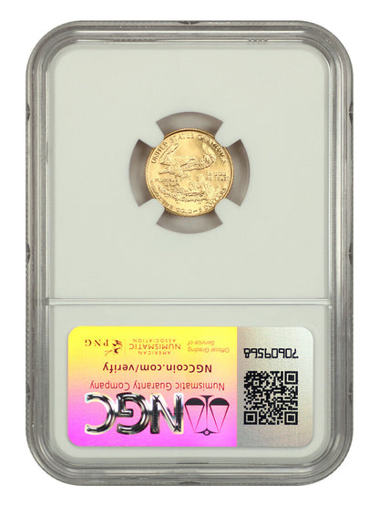 1991 $5 Gold Eagle NGC MS70 - $5 Gold Eagles