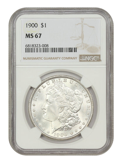 1900 $1 NGC MS67 - Morgan Dollar