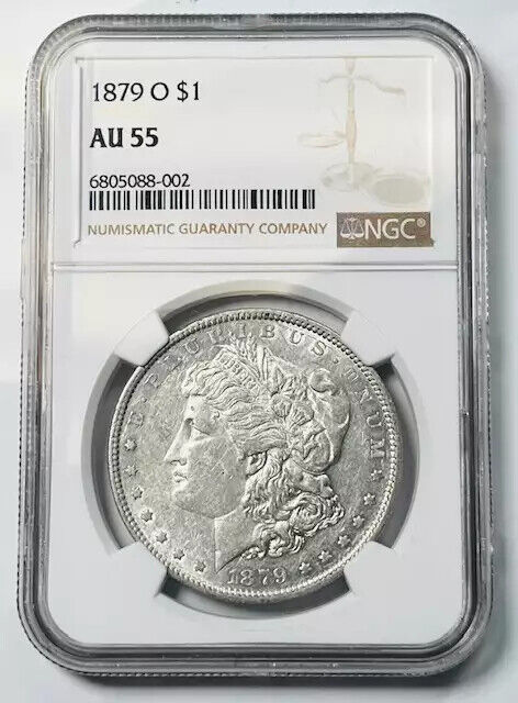 1879 O Morgan Silver Dollar NGC AU-55