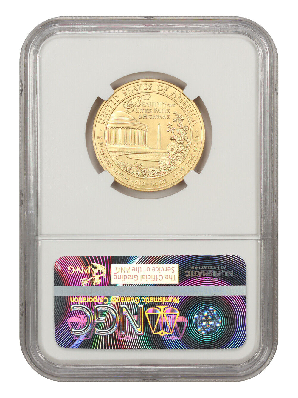 2015-W $10 "Lady Bird" Johnson NGC MS70