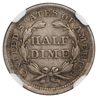 1856 H10C NGC XF40 - Liberty Seated Half Dime