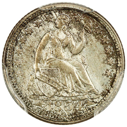 1854 H10C PCGS MS66 (Arrows) ex: D.L. Hansen