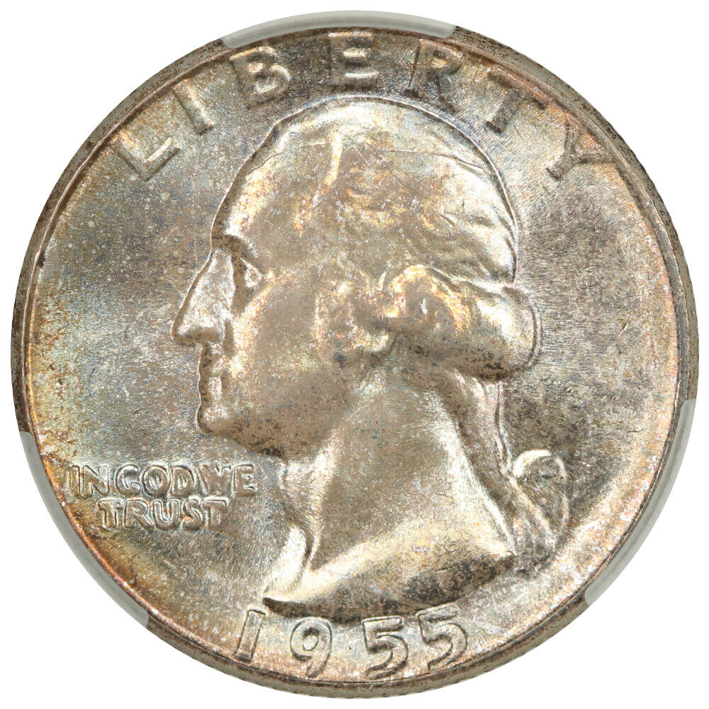1955 25C CACG MS67 ex: D.L. Hansen - Washington Quarter