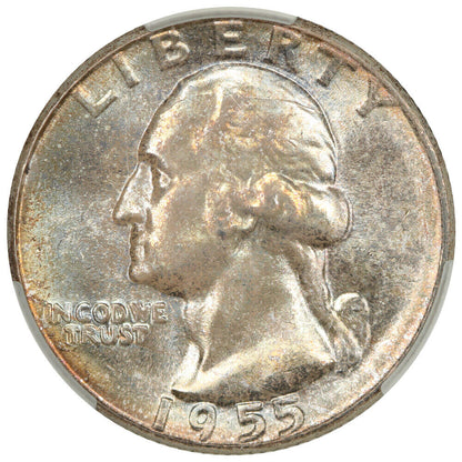 1955 25C CACG MS67 ex: D.L. Hansen - Washington Quarter