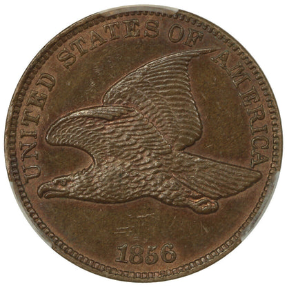 1856 1C Flying Eagle CACG PR62 ex: D.L. Hansen - Flying Eagle Cent