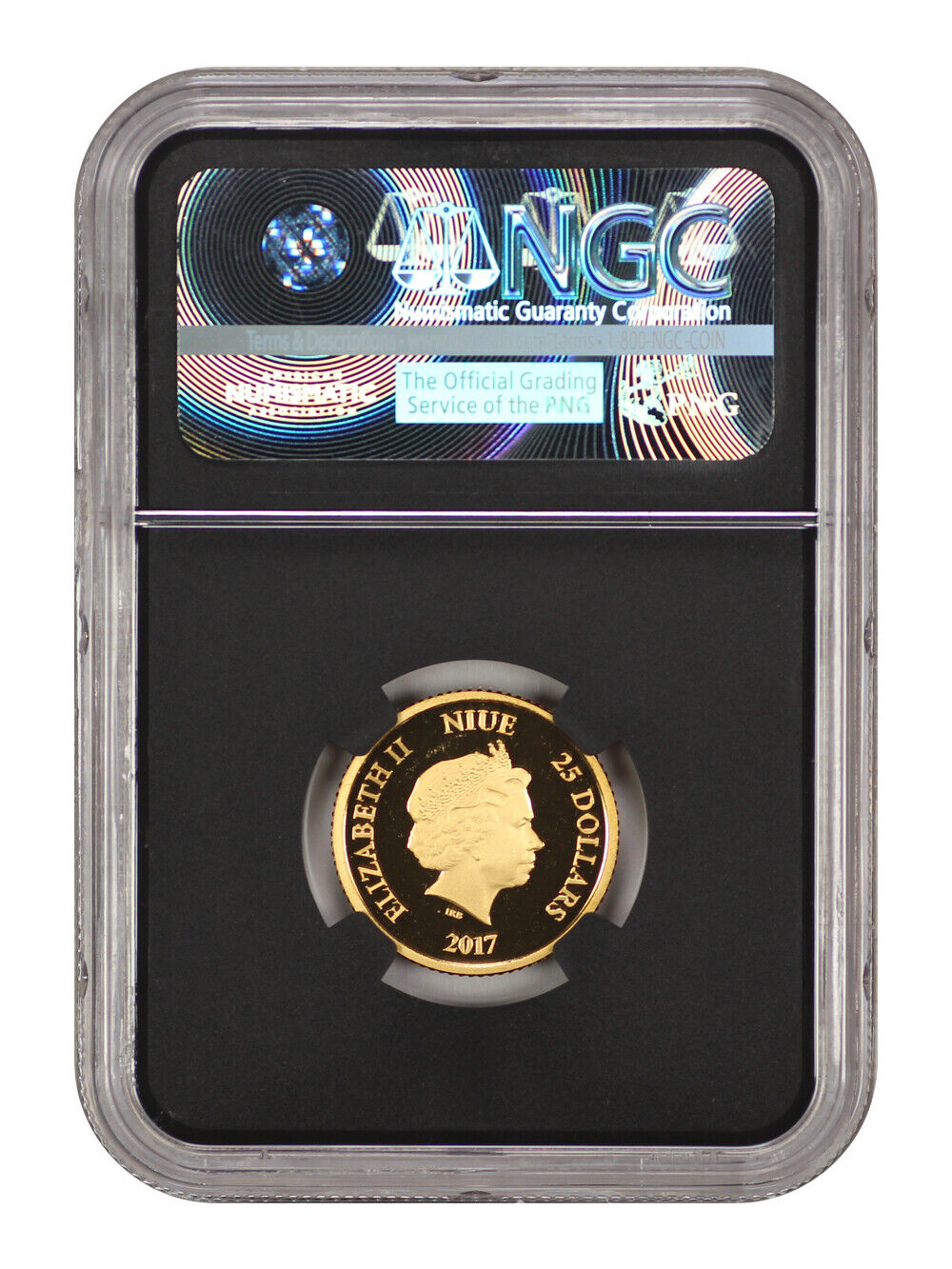 Niue: 2017 Star Wars Obi-Wan Kenobi G$25 NGC Gem Proof (One of First 75 Struck)