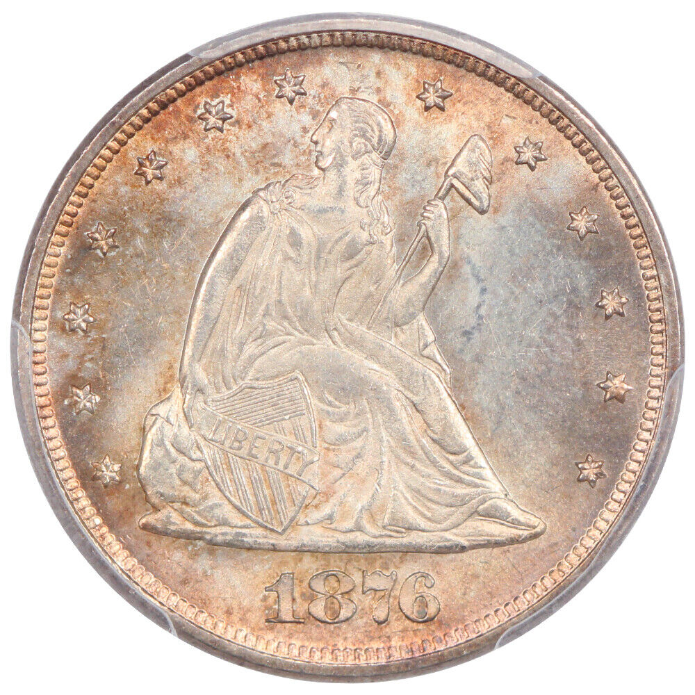 1876 20C PCGS MS65 ex: D.L. Hansen