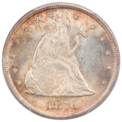 1876 20C PCGS MS65 ex: D.L. Hansen