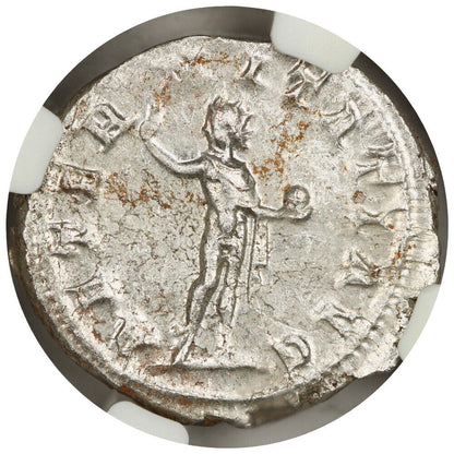 Ancient Roman: Gordian III (AD 238-244) AR Double-Denarius NGC AU