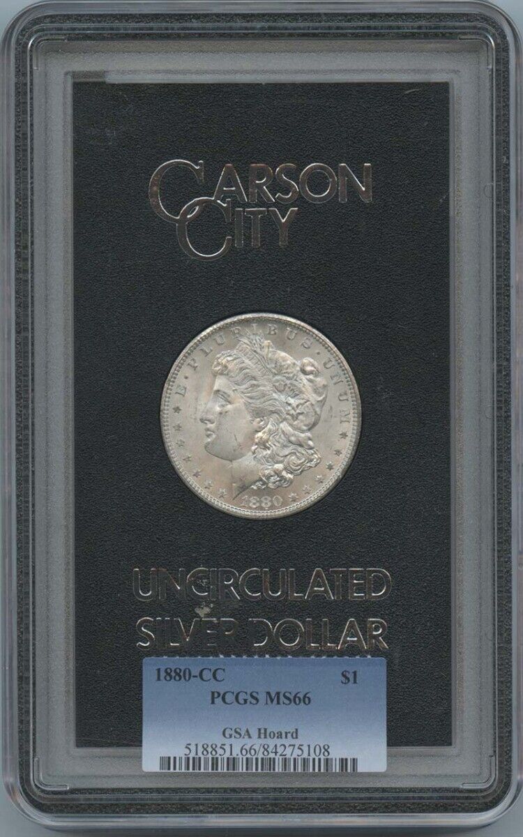 1880-CC Morgan Dollar GSA Hoard PCGS MS66