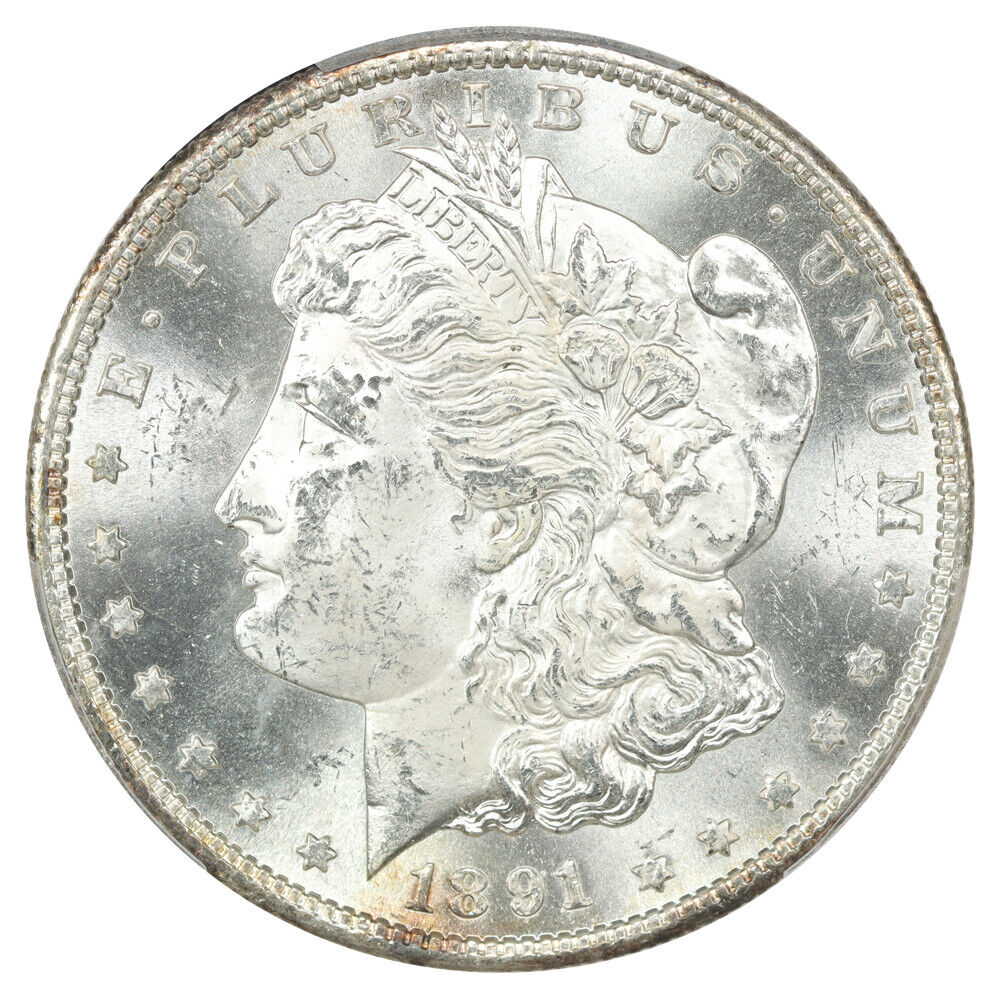 1891-S $1 PCGS MS63 - Morgan Dollar