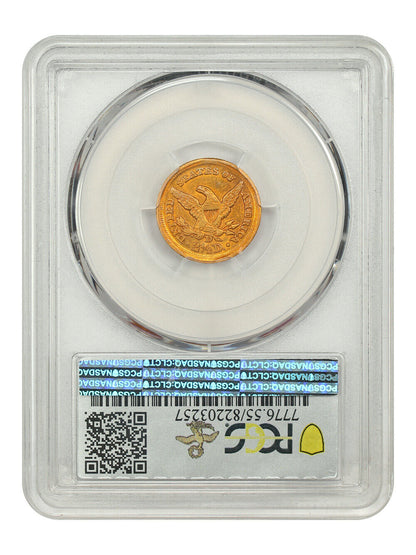 1855-D $2.50 PCGS AU55 ex: D.L. Hansen - Liberty Head $2.5