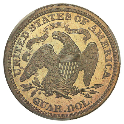 1870 25C CACG PR67 ex: D.L. Hansen - Liberty Seated Quarter