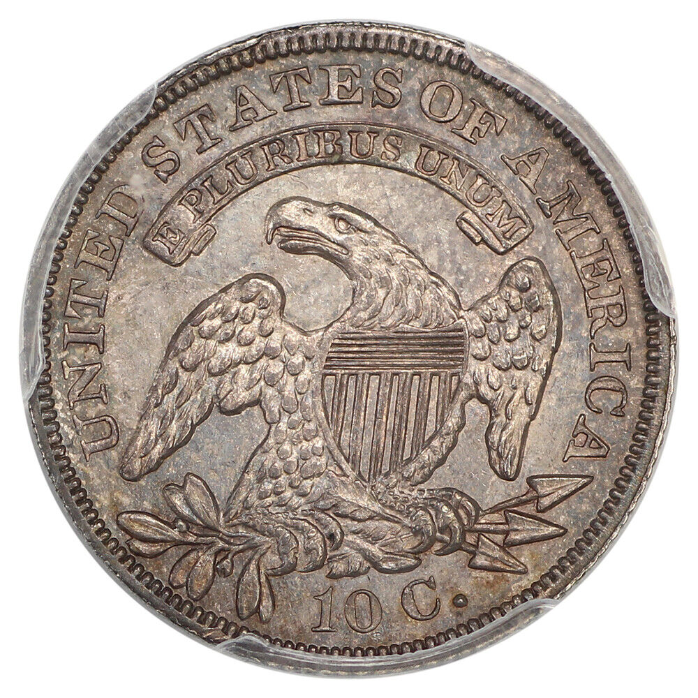 1837 10C Capped Bust PCGS MS64 ex: D.L. Hansen