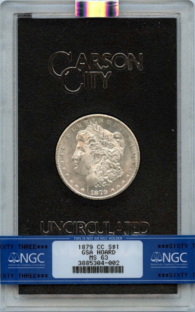 1879-CC Morgan Dollar GSA HOARD S$1 NGC MS63