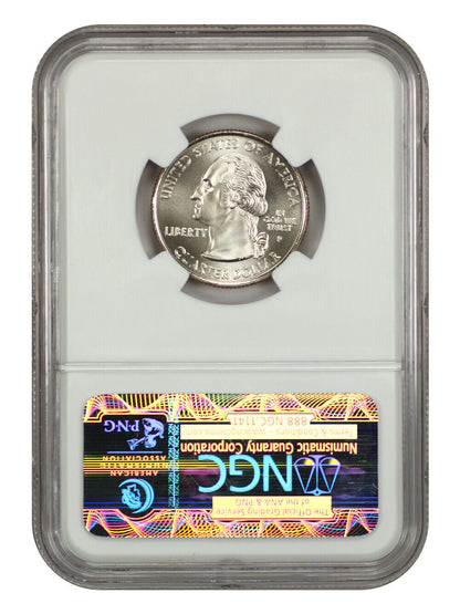 2006-P 25C North Dakota NGC SP69 (Satin Finish) - Washington 50 States Quarters