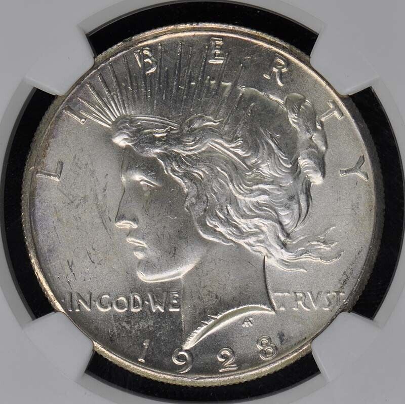 1928 Peace Dollar S$1 NGC MS65