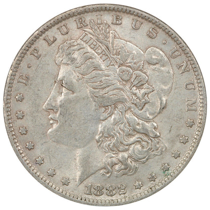 1882-O/S $1 NGC AU50 (VAM-3) - Morgan Dollar