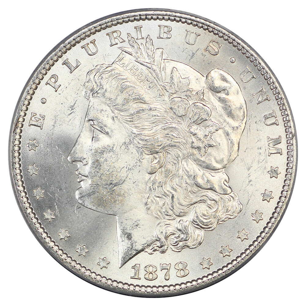 1878 7/8TF $1 PCGS MS63 (Strong) - Morgan Dollar - Popular Variety