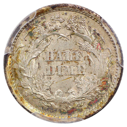 1865-S H10C PCGS MS62 ex: D.L. Hansen