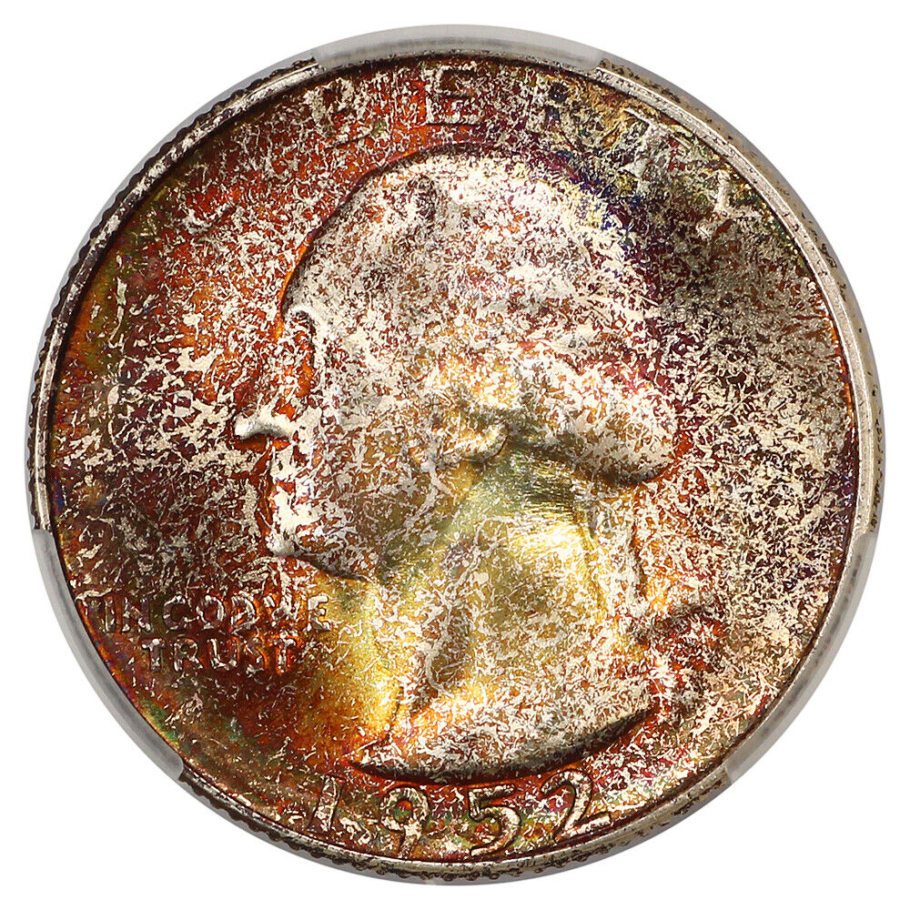 1952-S 25C CACG MS68 ex: D.L. Hansen - Washington Quarter - Only One Finer!