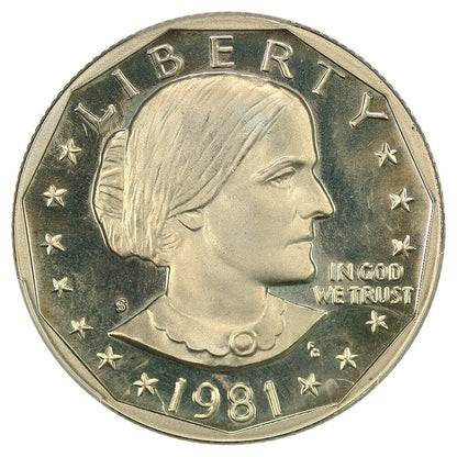 1981-S SBA $1 PCGS Proof 67 DCAM (Type 2)