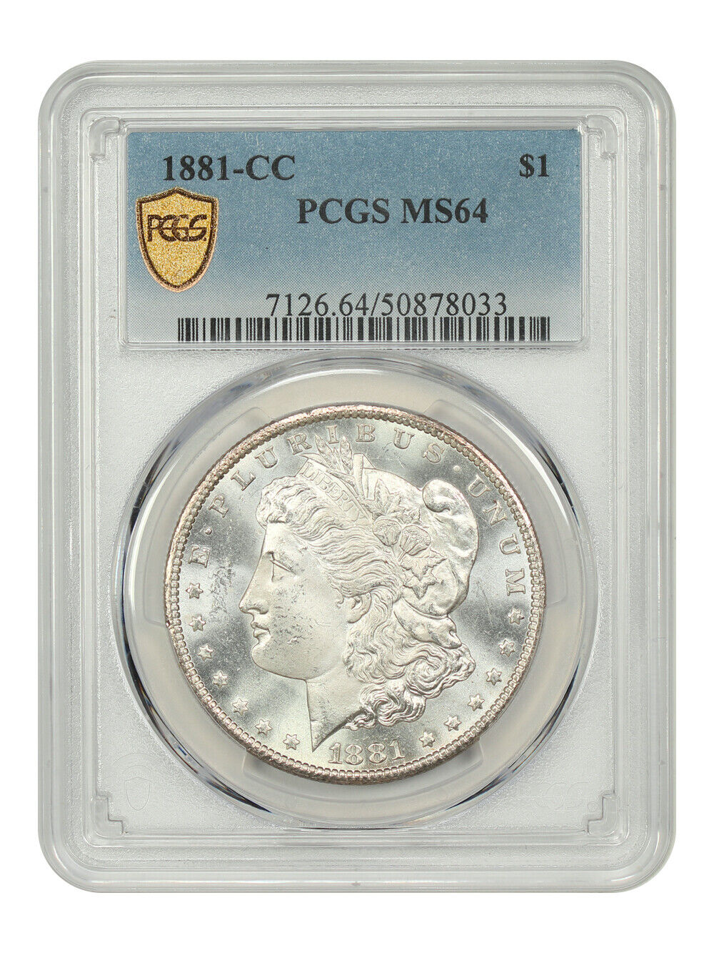 1881-CC $1 PCGS MS64 - Morgan Dollar