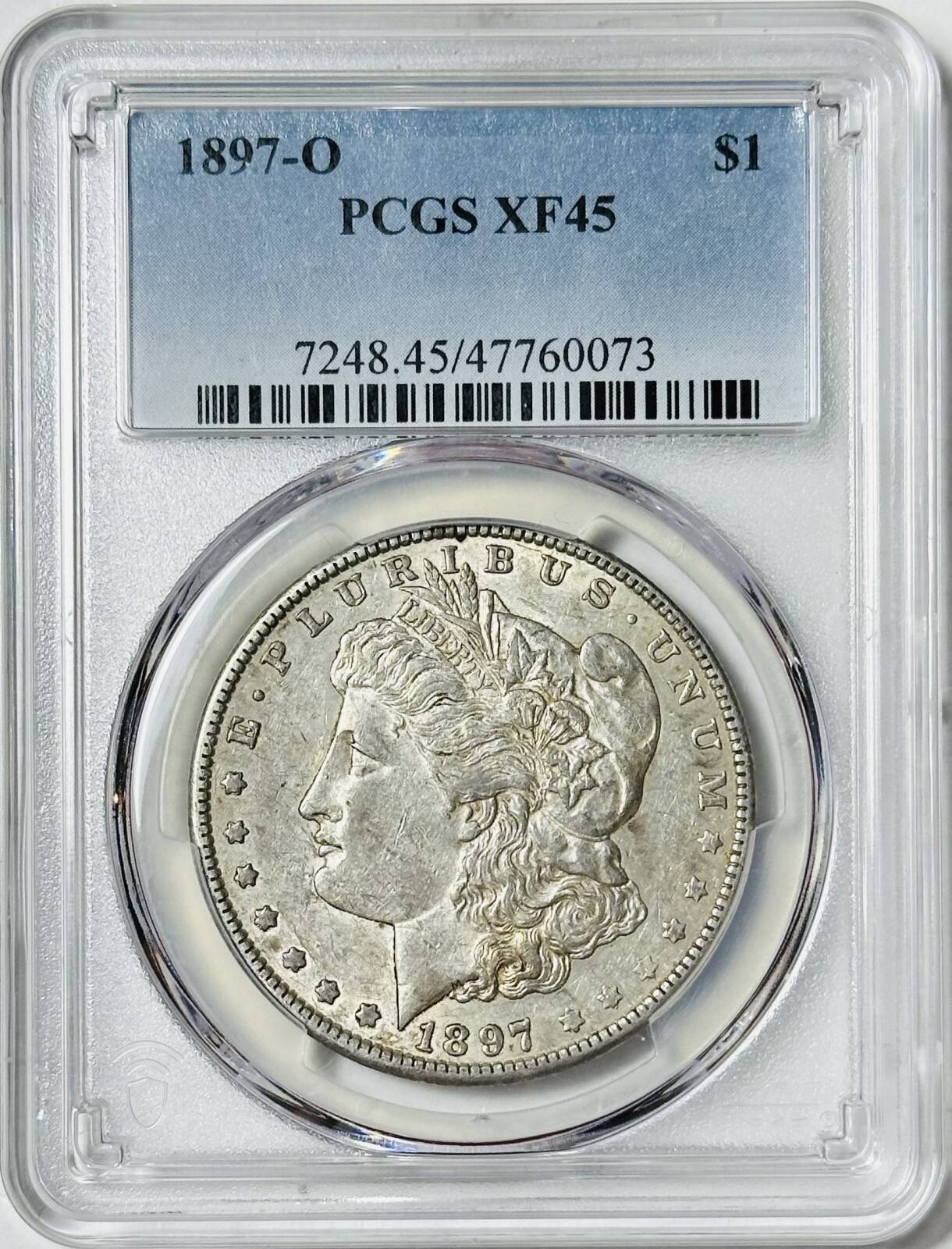 1897 O Morgan Silver Dollar PCGS XF-45