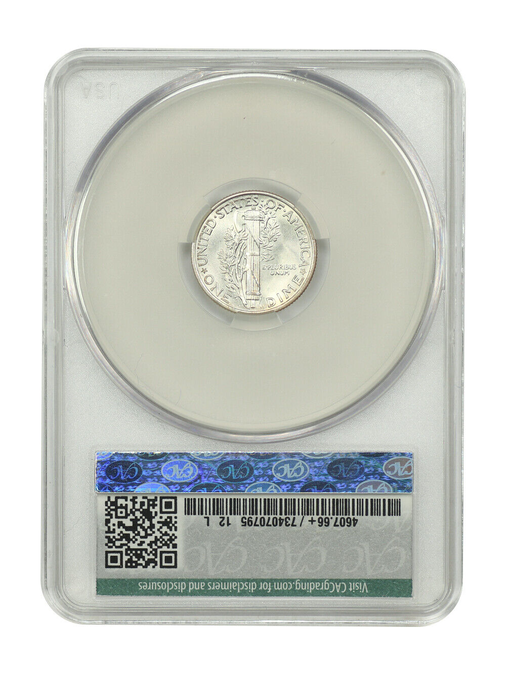 1942/1 10C CACG MS66+ ex: D.L. Hansen - Mercury Dime