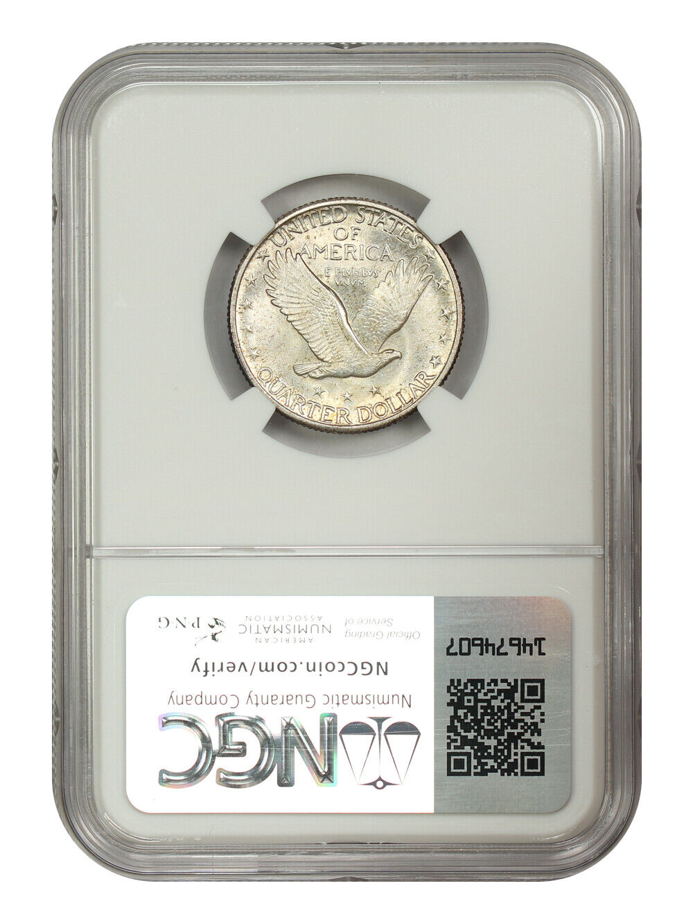 1917 25C NGC MS66FH (Type 2) - Standing Liberty Quarter