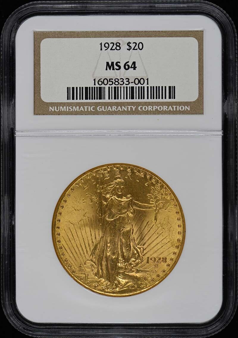 1928 Saint-Gaudens $20 NGC MS64