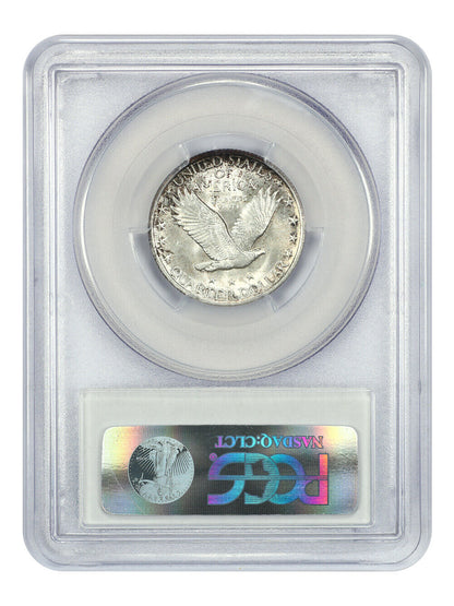 1923 25C PCGS MS62