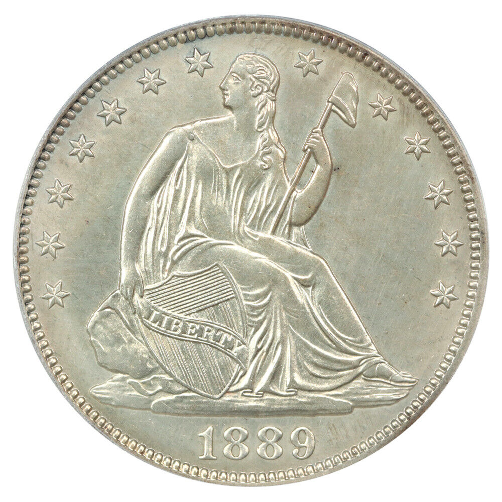 1889 50C PCGS PR62 - Liberty Seated Half Dollar