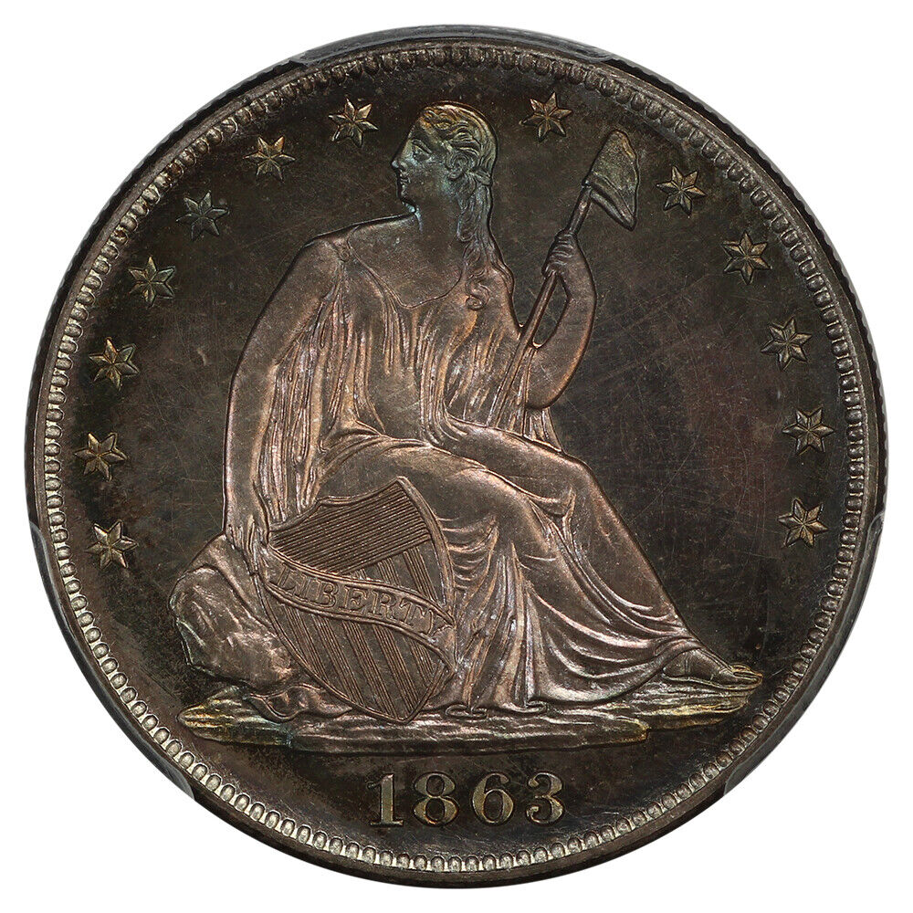 1863 50C PCGS PR66 ex: D.L. Hansen/Chrismor