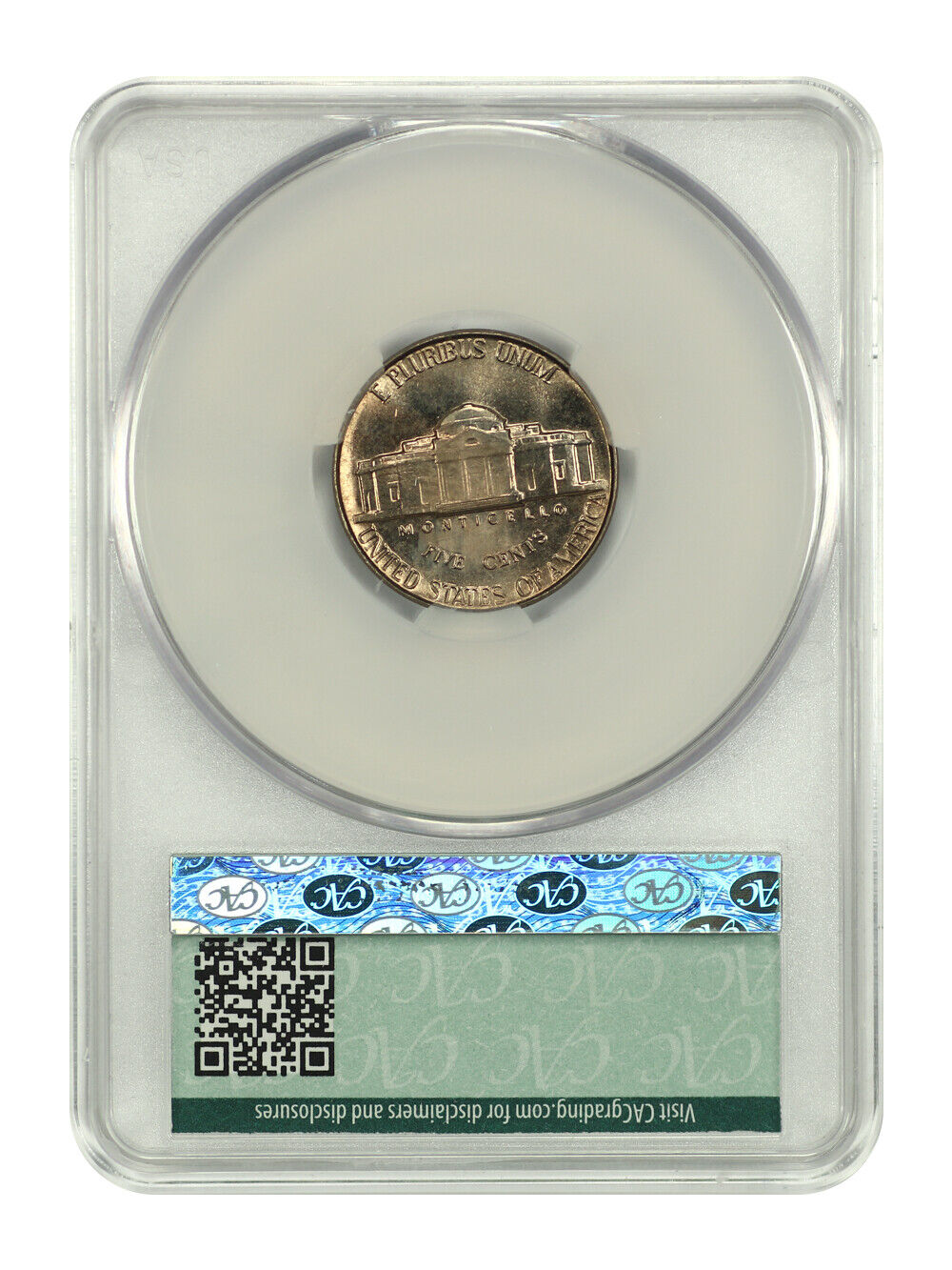 1951 5C CACG MS66 - Jefferson Nickel