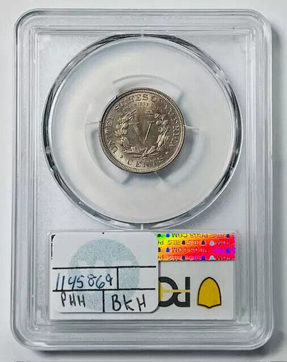 1912 P Liberty Head Nickel PCGS MS-63