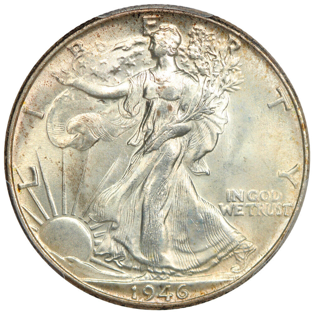 1946 50C PCGS MS66 - Walking Liberty Half Dollar