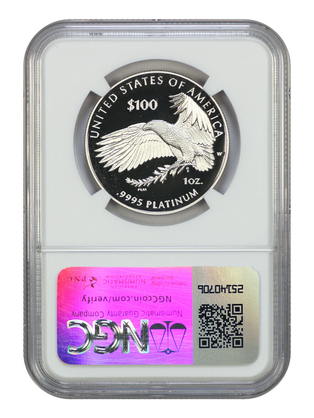 2021-W $100 Freedom of Religion NGC PR70DCAM - $100 Platinum Eagles