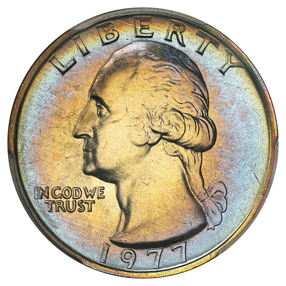 1977 25c PCGS MS65