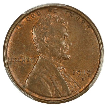 1919-S 1C PCGS MS63BN