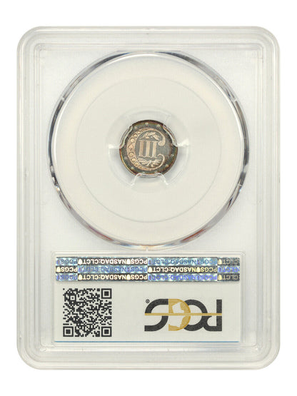 1871 3CS PCGS PR67CAM