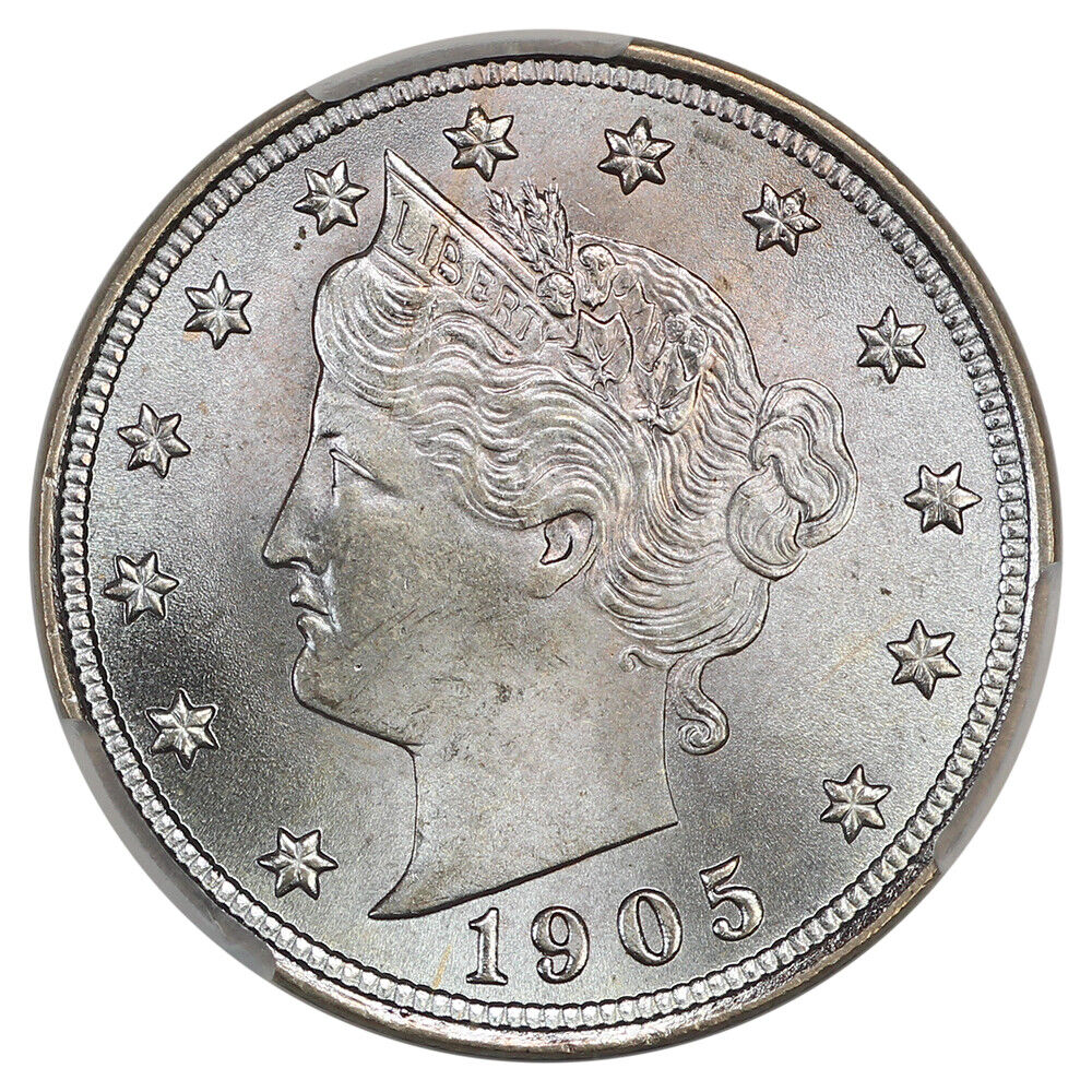 1905 5C CACG MS67 ex: D.L. Hansen - Liberty Nickel