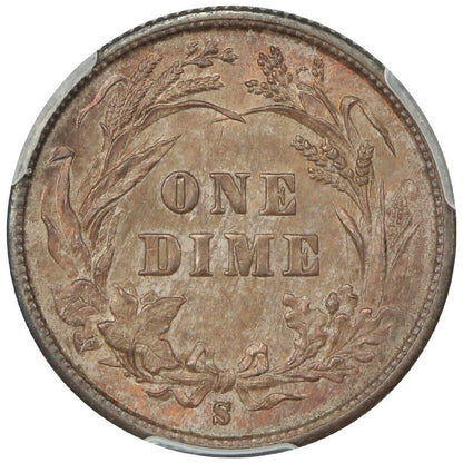 1893-S 10C PCGS MS64 - Barber Dime