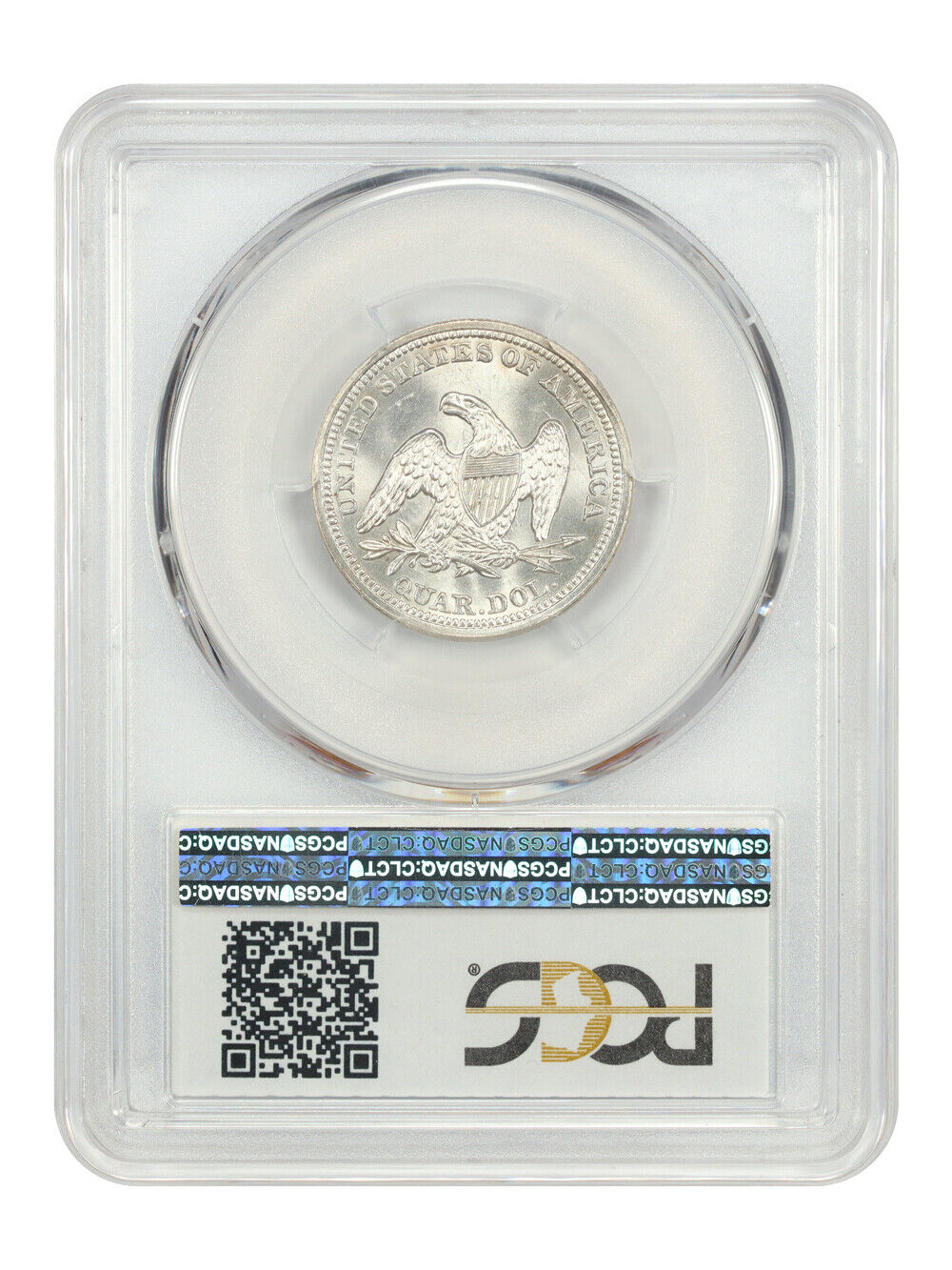 1858 25C PCGS MS65 - Liberty Seated Quarter