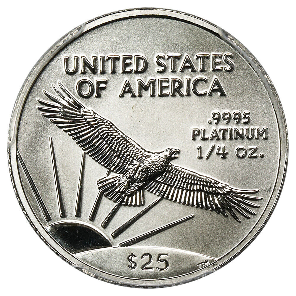 2001 Platinum Eagle $25 PCGS MS69