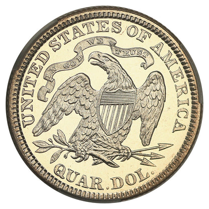 1885 25C CACG PR67+CAM ex: D.L. Hansen - Liberty Seated Quarter