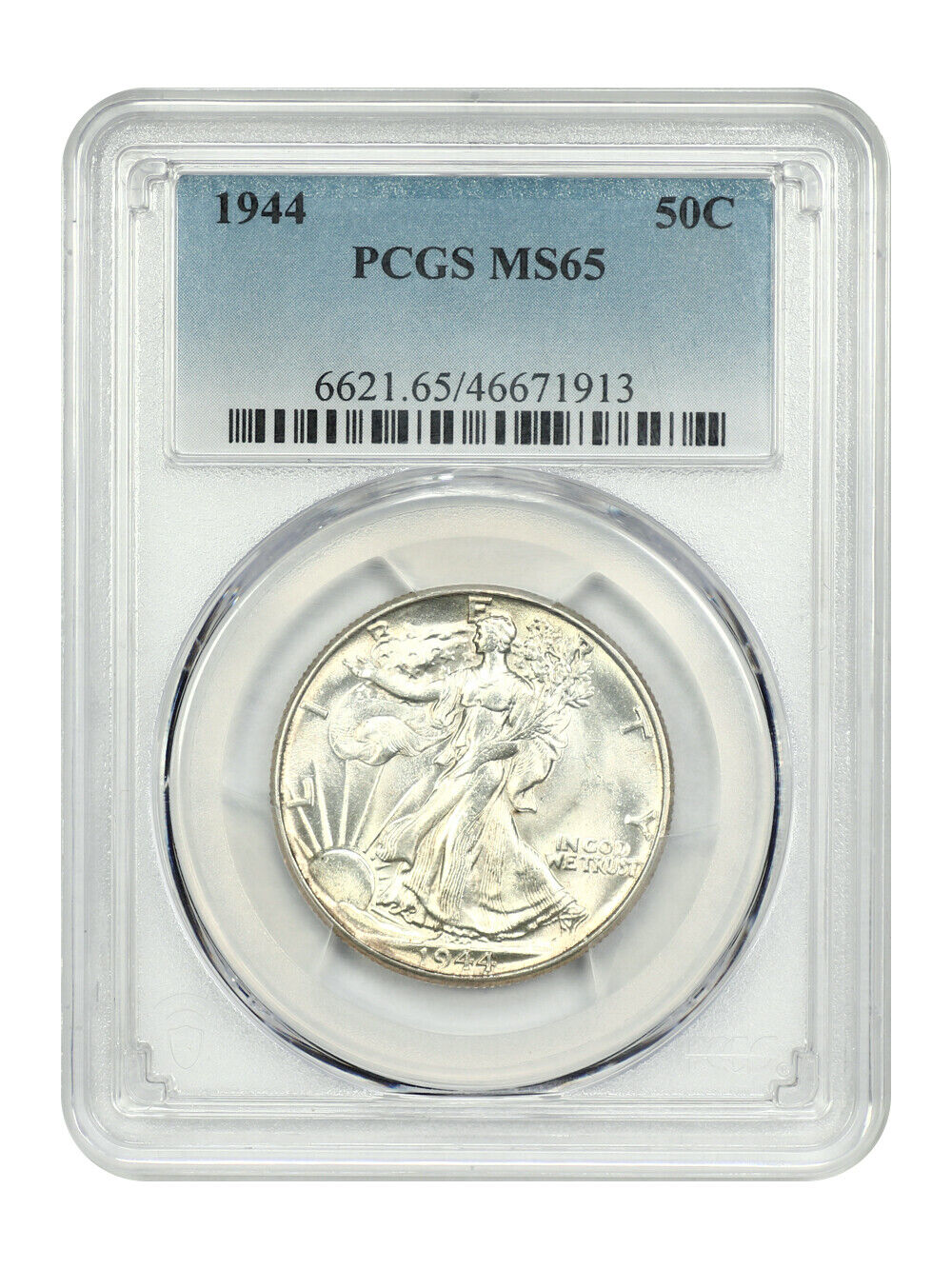 1944 50C PCGS MS65