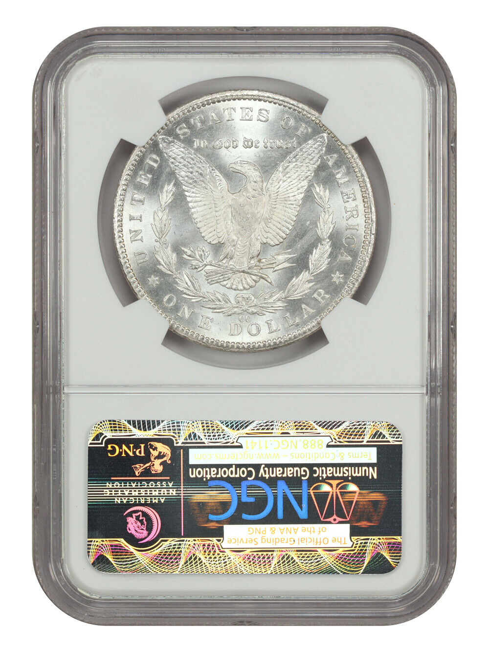 1884-CC $1 NGC MS67 - Morgan Dollar