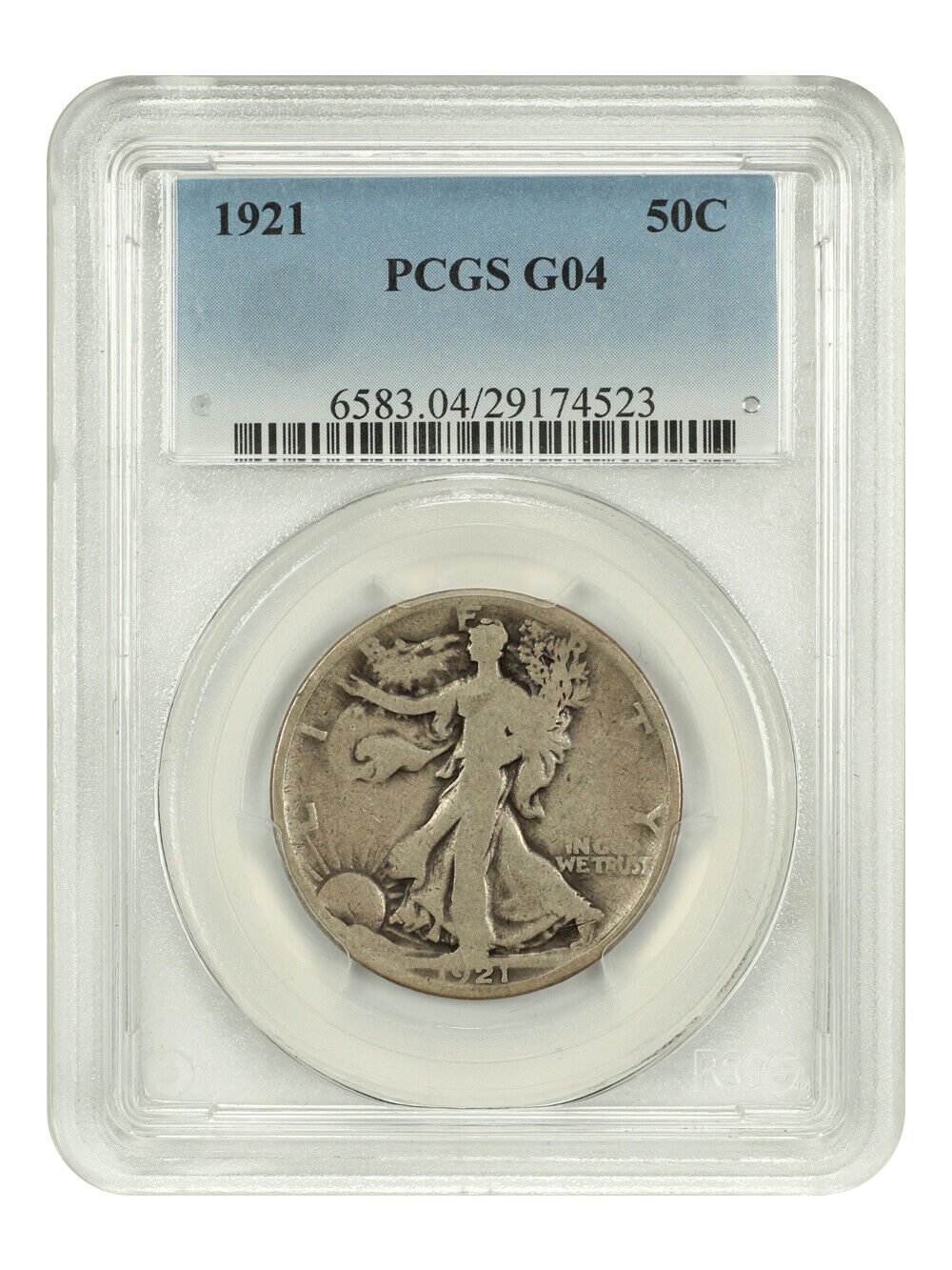 1921 50C PCGS G04